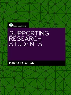 cover image of Supporting Research Students
